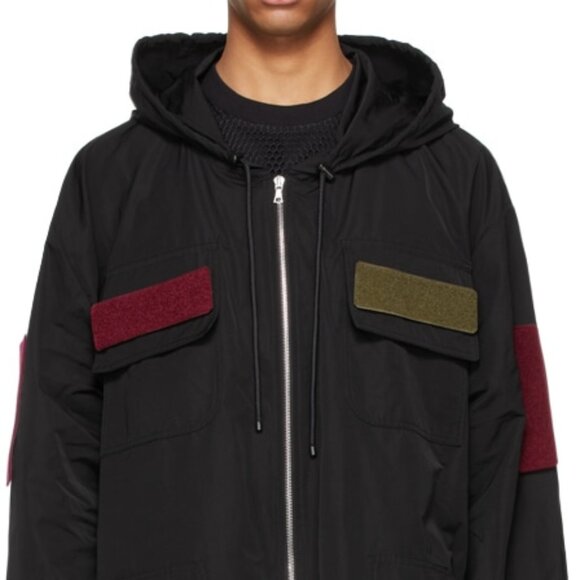 BNWT SS21 DRIES VAN NOTEN VELCRO PATCH COAT M - Picture 11 of 14